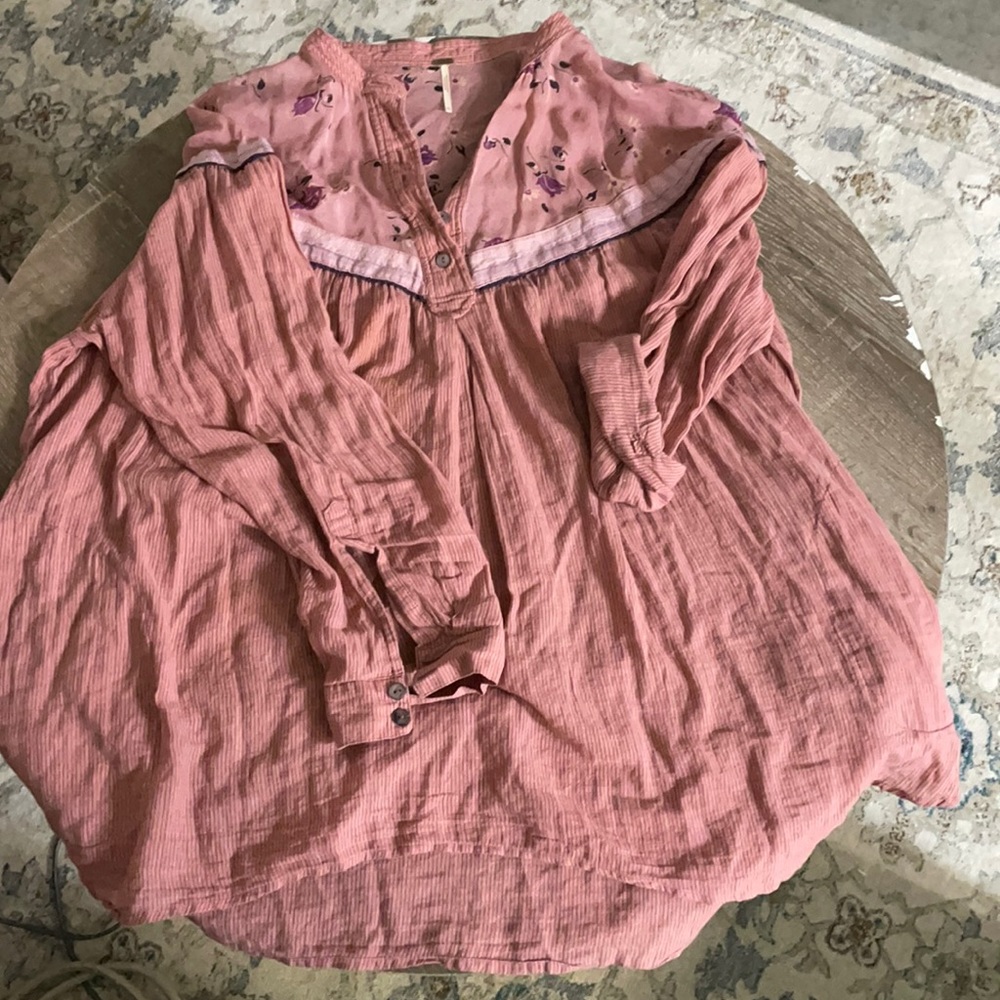 Free People Pink Tunic